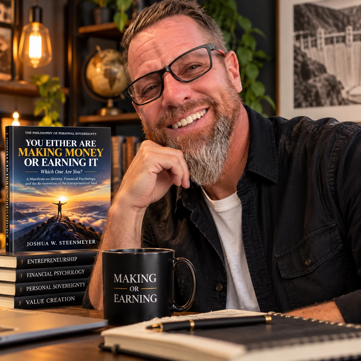 Portrait of author Joshua W. Steenmeyer
