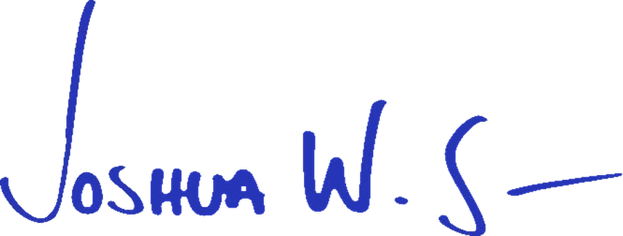 Joshua W. Steenmeyer signature